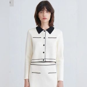 OAK + FORT Vintage-inspired Collared Sweater